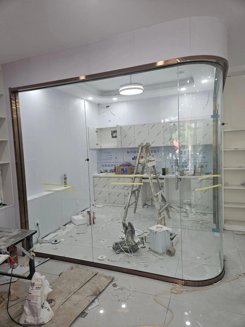 雨花台区夹丝玻璃异形展柜玻璃 - 哪里好